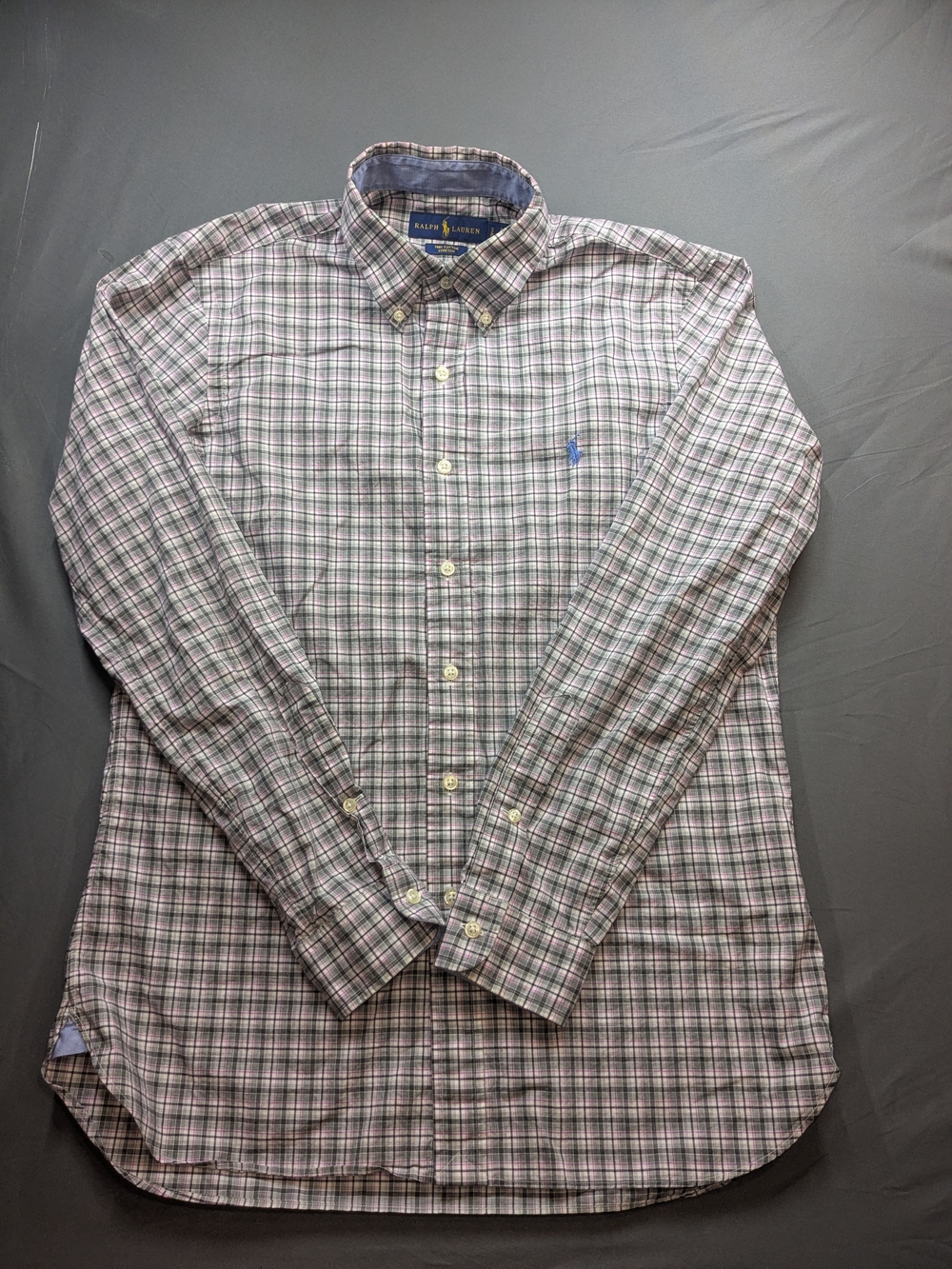 Ralph Lauren Multi-Color Plaid Button-Down Shirt